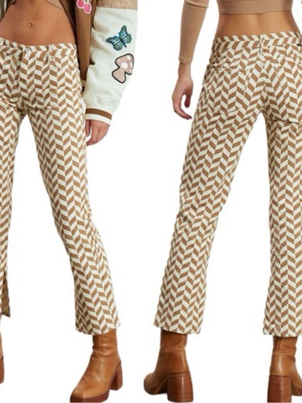 Pacsun Low Rise Straight Funky Print Jeans BRAND NEW